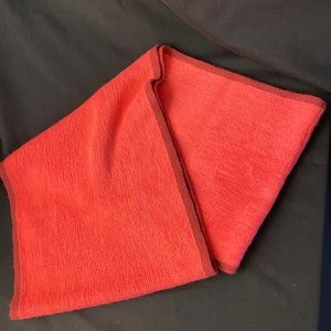 Coral infinity scarf